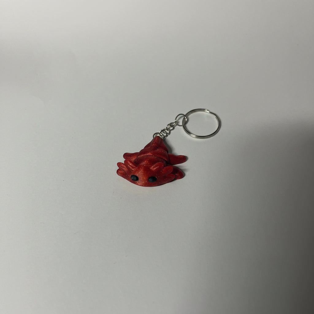 Mini Flexi Axolotl - Galaxy Red